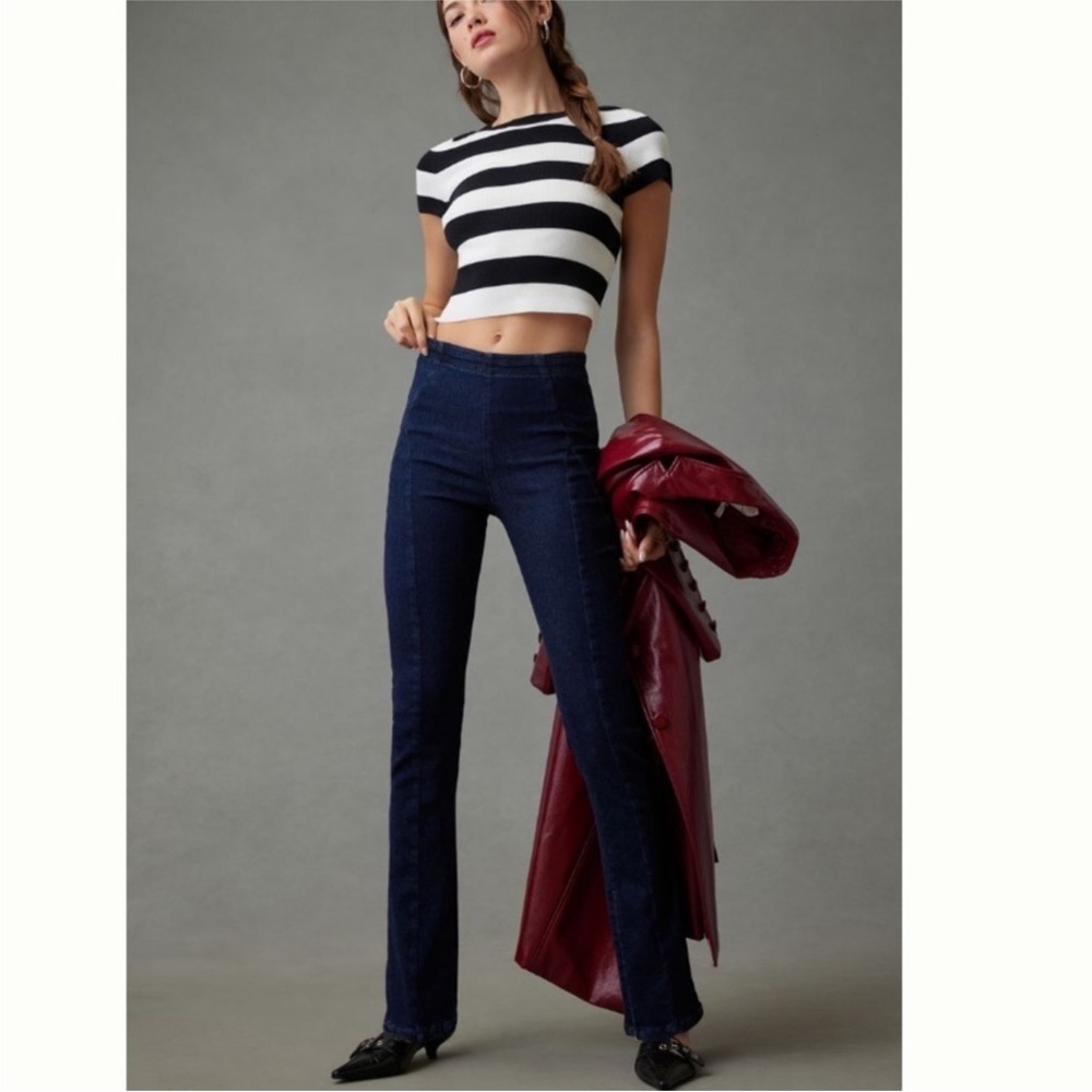 Anthropologies Pilcro Glasgow Mid-Rise Skinny Jeans (Tall)